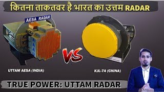 Uttam AESA vs Chinese KLJ7A Vs Rafale Radar How Aesa Radar Works [upl. by Karalee387]