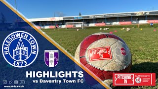 HIGHLIGHTS  Halesowen 40 Daventry Town 250223 [upl. by Sirehc]