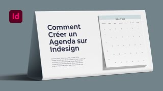 Tuto InDesign 2022  Comment créer un calendrier agenda rapidement [upl. by Boylan239]