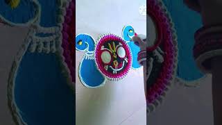 jagannatha rangoli dailyrangoli easyrangoli panchuka [upl. by Gefell]