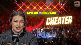 Taylor Vs Serrano Another Devastating Robbery in Boxing History [upl. by Matuag]