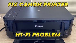 Fix Canon Printer Not Connecting to the WiFi [upl. by Yrrap415]