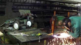 HOWTO oxyacetylene cutting torch demo [upl. by Lolanthe407]