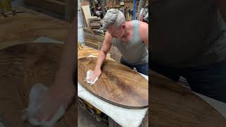 Enjoy ASMR magic as jmlwoodcraft brings this oval table to life with our Namu base [upl. by Bander]