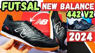 UMA DAS MELHORES CHUTEIRAS 2024👀 CHUTEIRA FUTSAL NEW BALANCE 442 V2 TEAM IN É BOA MAS NÃO É BARATA😲 [upl. by Charmian]