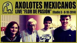 AXOLOTES MEXICANOS  Live quotFlor De Pasiónquot Radio 3  8102014 [upl. by Viviyan847]