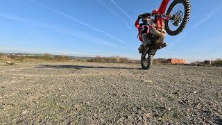 Day 4 learning the slow wheelie on the Beta 300RR beta300rr dirtbike betaracing enduro [upl. by Matias]