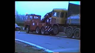 Recovery of overturned HGV in March 1988 [upl. by Aihsyla53]