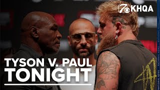 Tensions rise between Jake Paul and Mike Tyson ahead of major boxing match [upl. by Hyps]