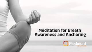 13minute meditation Anchoring and breath awareness [upl. by Nuahsel]