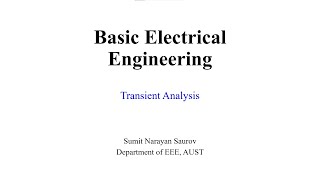 Transient Analysis Part  2 [upl. by Sallad]