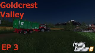 Farm Sim 19  Goldcrest Valley  Ep 3 Contracting [upl. by Wooster]