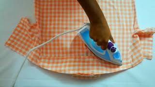 How to iron a dress shirt and fold perfectly  Wrinkle free dress shirtsiron shirt easy method [upl. by Aihselat128]