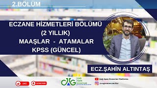 ECZANE HİZMETLERİ BÖLÜMÜ  ECZŞAHİN ALTINTAŞ [upl. by Nivre911]