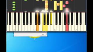 ferry cross the mersey gerry and pacemakers Piano tutorial by Synthesia [upl. by Bette-Ann]