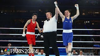 Kellie Harrington earns gold for Ireland with boxing victory over Chinas Yang  Paris Olympics [upl. by Ahsoek525]