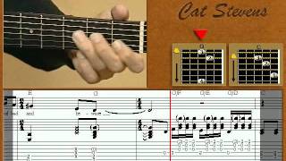 Wild World  guitar lesson  Cat Stevens [upl. by Kooima606]