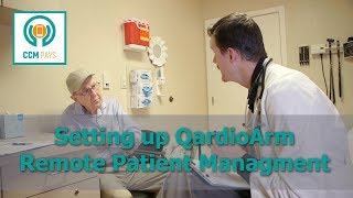 Setting up QardioArm Remote Patient Monitoring  CCM Pays [upl. by Mueller]