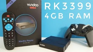 Yundoo Y8 Android TV Box REVIEW  RK3399 4GB RAM  Fastest TV Box available [upl. by Warden]