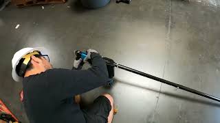 Mounting Your Collated Cordless Drywall Screw Gun On The SGP Extension Pole [upl. by Kellia]