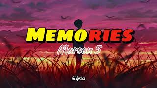 Maroon 5  Memories  Lyrics [upl. by Thun]