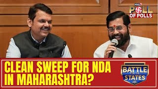 Clean Sweep For NDA In Maharashtra  Maharashtra Elections 2024  Maharashtra Opinion Poll  News18 [upl. by Cantlon77]