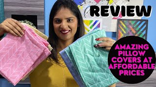 Pillow cover from Amazon  Detailed Reviewmonikadeep [upl. by Rosaleen584]