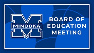 Minooka 201 Board of Education 12182023 [upl. by Yaras]