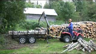 Atv log crane upload [upl. by Grearson541]