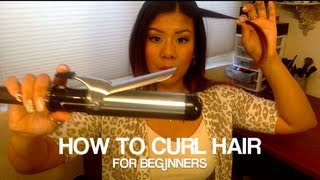 How to Curl Hair for beginners [upl. by Esiuol107]