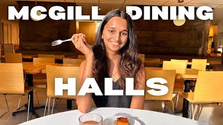 Every McGill Dining Hall Ranked and Toured  Inside McGill Dorms [upl. by Ingeborg]