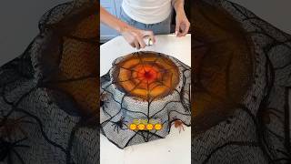 Spider cake for Halloween Party 🎃👻🍬  halloween happyhalloween halloweendecor halloween2024 [upl. by Ladnik915]