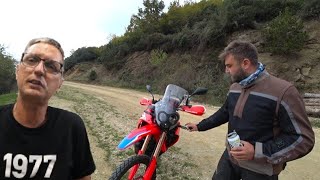 πρώτη μέρα με το HONDA CRF300 RALLY [upl. by Ahseniuq]