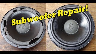 WooferSpeaker Repair [upl. by Dnaloy]