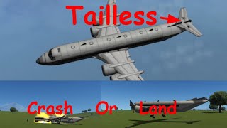 How to land a widebody aircraft safely without the vertical stabilizerin KSP [upl. by Aihsoem397]