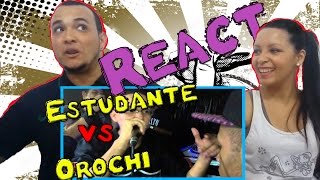 React 77 MC Estudante vs Orochi  FINAL DUELO NACIONAL ETAPA RIO DE JANEIRO 2015 [upl. by Moffat]