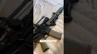 M16 ar15 r15 rifle hermano parga pewpew airsoft corridos siganme viral antrax fyp [upl. by Acimaj563]