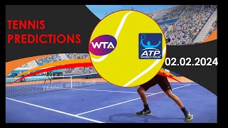 Tennis Predictions TodayATP MontpellierWTA LinzWTA Hua HinTennis Betting TipsTennis Preview [upl. by Kooima493]