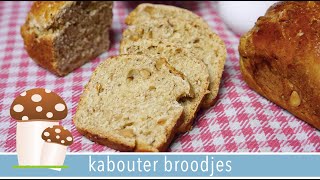 Kabouter broodjes met eekhoorntjesbrood en noten 🍄🌰 RENSKES RECEPTEN [upl. by Luelle]