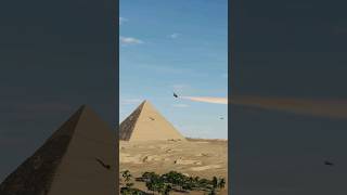 Su30 Indian Airforce pilot pulls a Hi Alpha over the Pyramids dcs [upl. by Ynaffet]