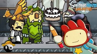 ► Scribblenauts Ilimitado 03 ☯ Tia chata vs Bigodudo [upl. by Aslehc371]