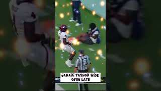 JMari Taylor finds the end zone 🔥 North Carolina tar heels football The Appel Cup [upl. by Ennayelsel]