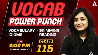 Most Important Vocabulary for Bank Exams  SBI  IBPS  RBI  15 Minute 115 Vocab Show by Kinjal [upl. by Lamoureux]