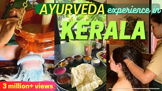 KERALA AYURVEDA Experience  Ayurveda Treatments Massage Therapy amp Food in KRISHNENDU AYURVEDA 🍀 [upl. by Lipfert]