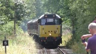 Ecclesbourne Valley Railway Summer Diesel Gala 110818 [upl. by Omar477]