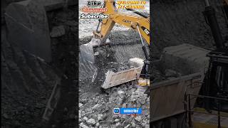 Cat 6015B Caterpillar Excavator Loading Truck fypシ゚viral shorts fypyoutube [upl. by Eelarac314]