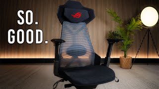 ASUS ROG Destrier Chair DESTROYS ALL Gaming ChairsIF you can find it [upl. by Nueoras]