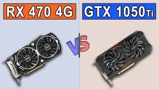 RX 470 vs GTX 1050 Ti OC  New Games Benchmarks  Latest Driver Updates [upl. by Neilson]