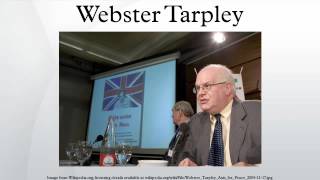 Webster Tarpley [upl. by Thay]