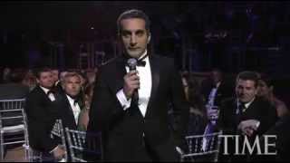 Bassem Youssef In Time Magazine Celebration [upl. by Aznofla]